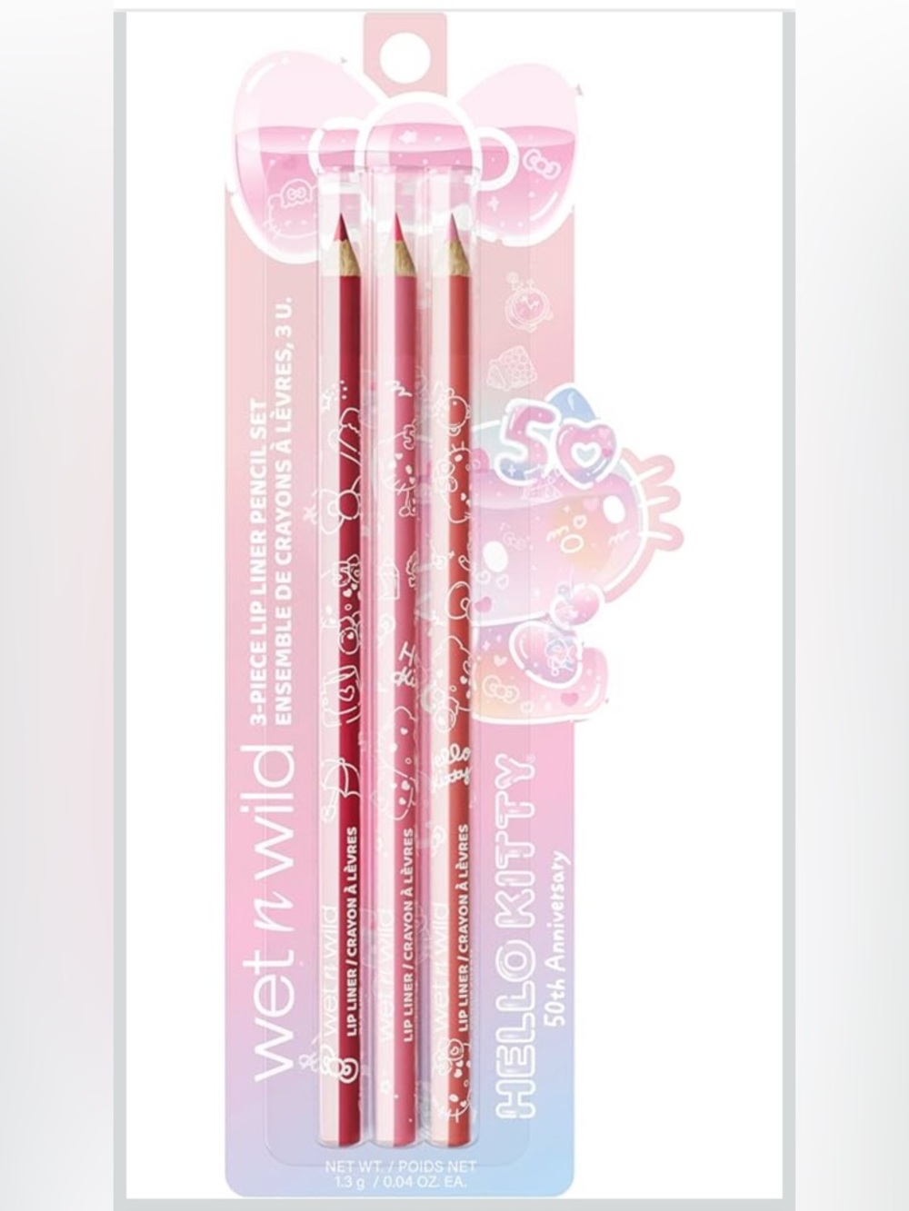 Hello Kitty Bundle Makeup bag, Brush set, lip liners and macaron lip balm - Picture 14 of 16